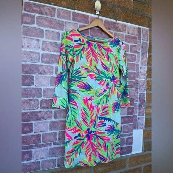Lilly Pulitzer Marlowe Pima Cotton Multi Color Mini Dress Resort XS - Picture 2 of 5